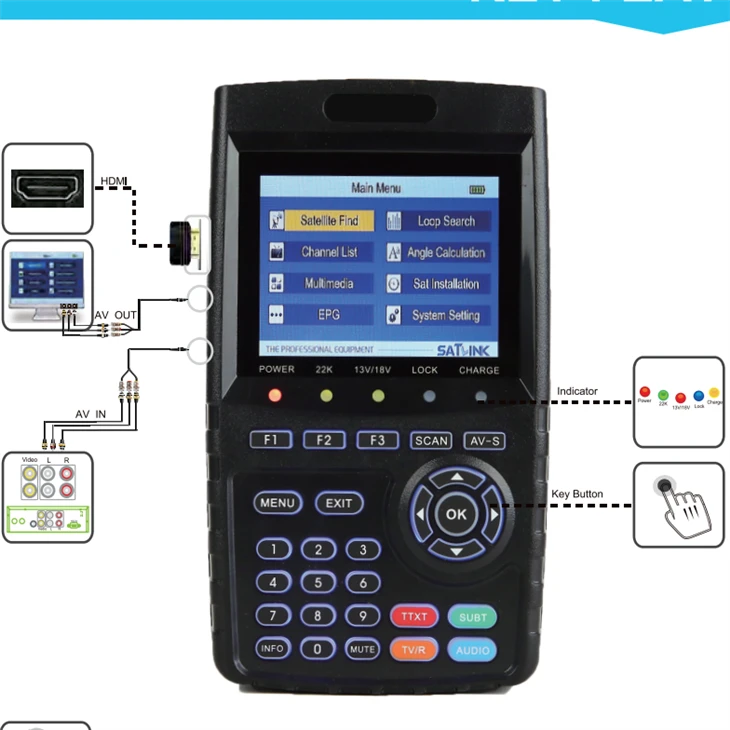 SATLINK WS-6916 Dijital Uydu Bulucu